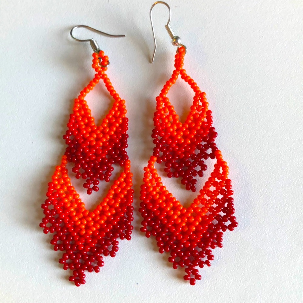 Huichol earrings